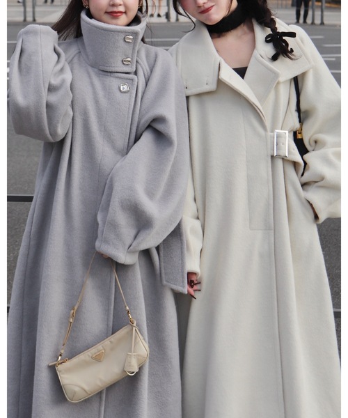 mellowneon（メロウネオン） コート チェスターコート 2wayスタンド