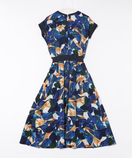 「PREFERIR」 半袖ワンピース LARGE グリーン レディース_画像2