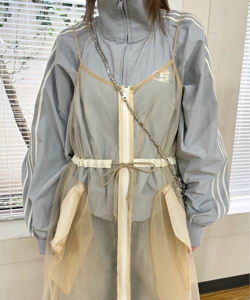 「Six M」 ノースリーブワンピース FREE ライトベージュ レディース_画像4