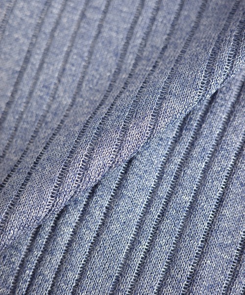 「meilmada」 半袖ニット FREE ネイビー レディース_画像2