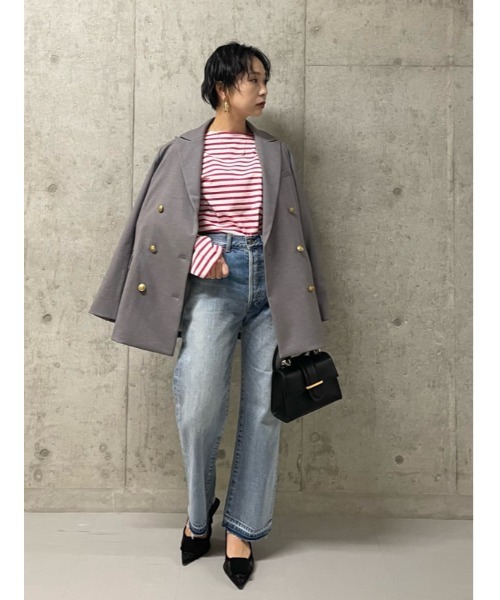 Mila Owen グレー ジャケット Mila Owen（ミラオーウェン） ジャケット 0 グレー レディース