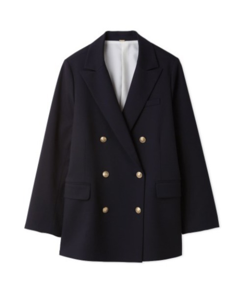 ミラオーウェン　黒 ジャケット Mila Owen（ミラオーウェン）の「ビックシルエットライトテーラード