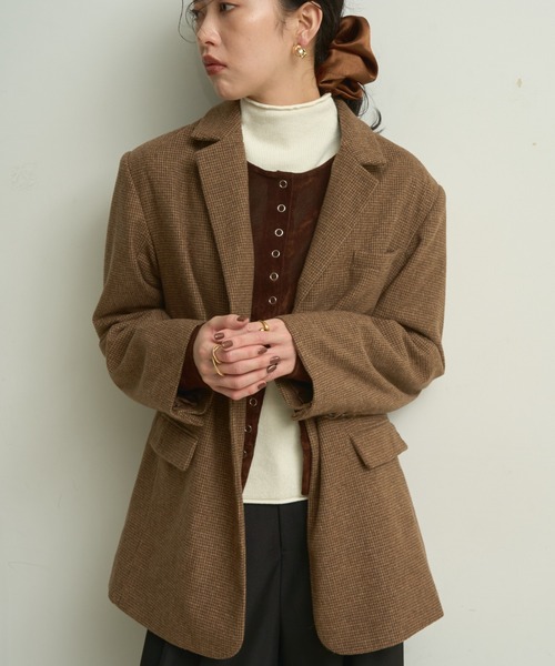 ジャケット テーラードジャケット Houndstooth Classic Tailored