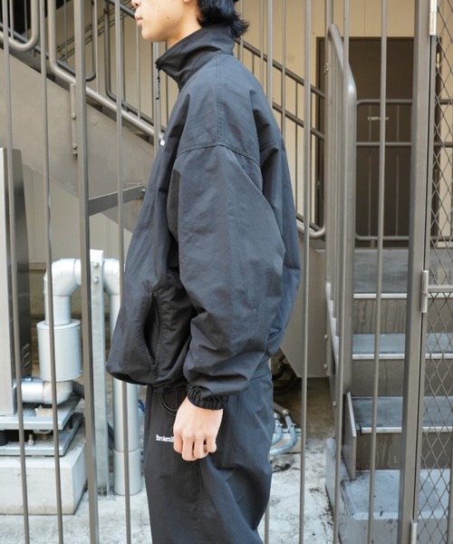 「BROKEN BASE」 ナイロンブルゾン LARGE グレー メンズ_画像5