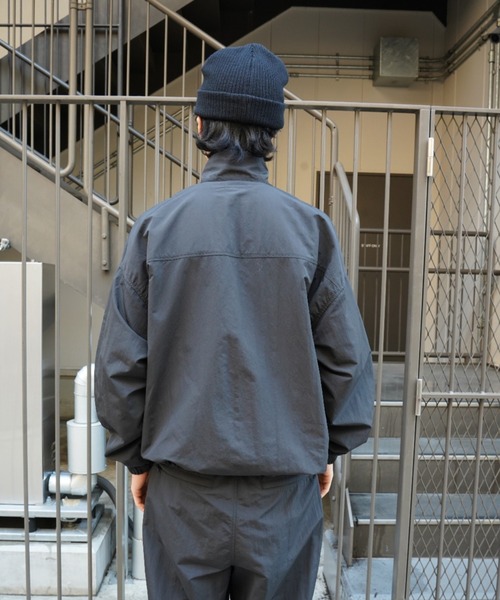 「BROKEN BASE」 ナイロンブルゾン LARGE グレー メンズ_画像6