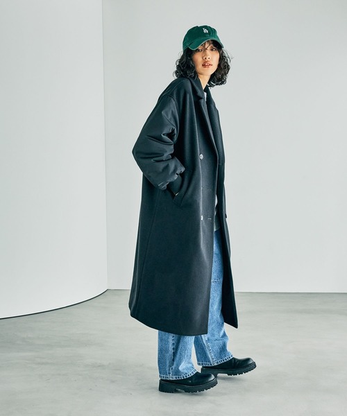 LEPSIM（レプシィム） チェスターコート FREE グレー レディース