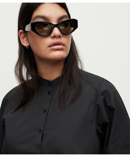 「ALLSAINTS」 半袖ワンピース 2 ブラック レディース_画像3