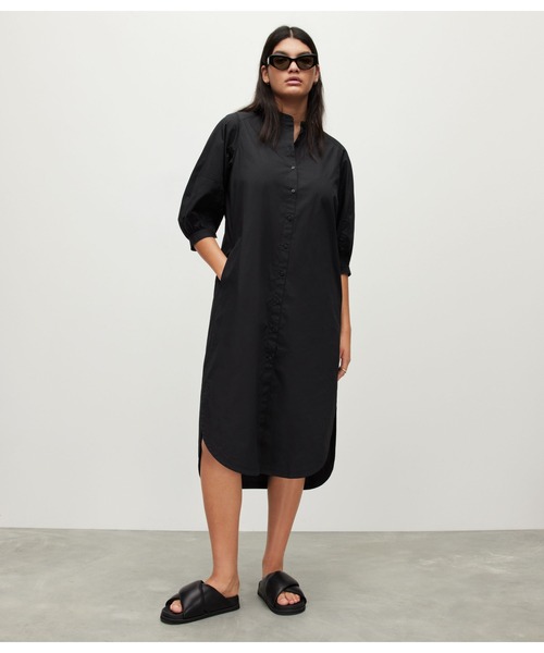 「ALLSAINTS」 半袖ワンピース 2 ブラック レディース_画像5
