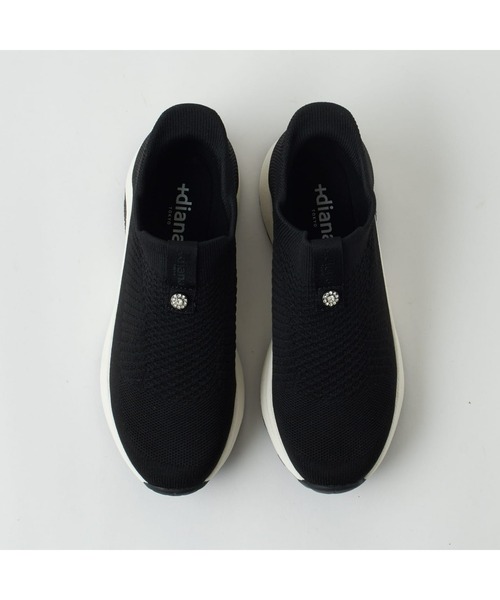「+diana」 ローカットスニーカー 22.5cm ブラック レディース_画像4