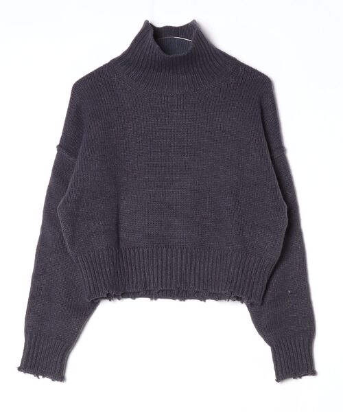 ADAM ET ROPE'（アダムエロペ） タートルネックニット FREE グレー
