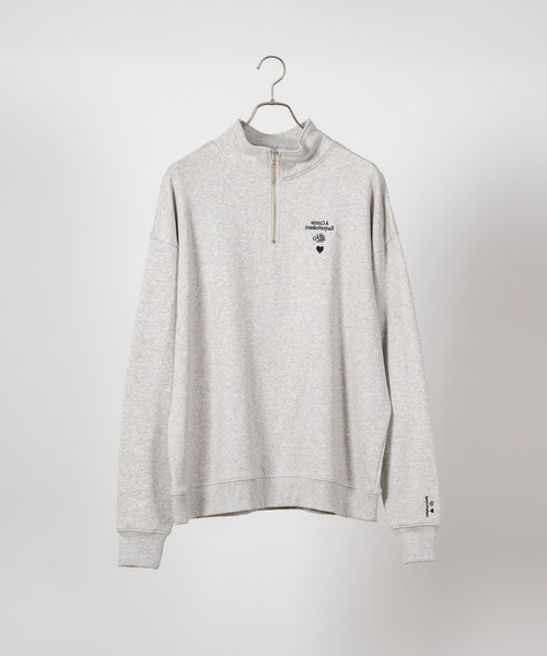 「kaoyorinakami」 スウェットカットソー X-LARGE ブラック メンズ_画像7