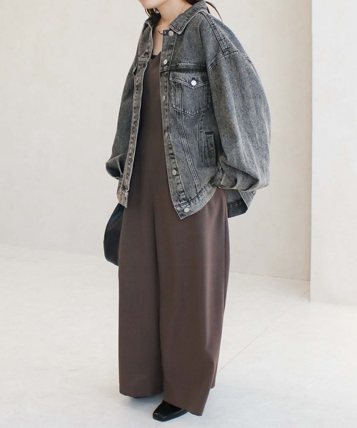 「Social GIRL」 デニムジャケット M ライトブルー レディース_画像6