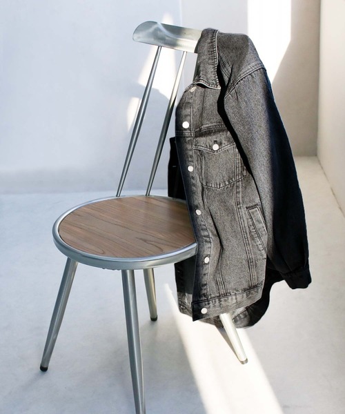 「Social GIRL」 デニムジャケット M ライトブルー レディース_画像8