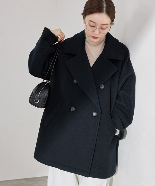 IENA（イエナ） コート アウター ダブルブレストハーフコート