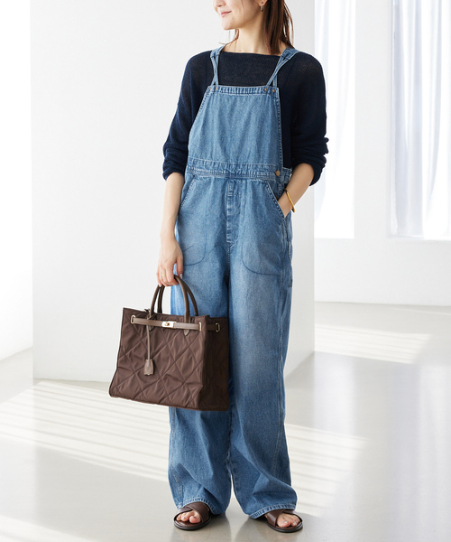 美品 SLOBE IENA バッククロス サロペット オーバーオール イエナ SLOBE IENA（スローブイエナ） オーバーオール FREE アイボリー