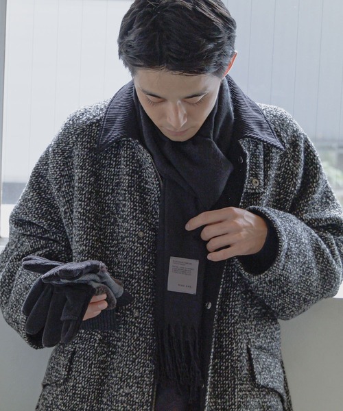 niko and…（ニコアンド） コート MEDIUM ブラック メンズ : ZOZOTOWN