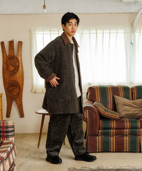 niko and…（ニコアンド） コート MEDIUM ブラック メンズ : ZOZOTOWN