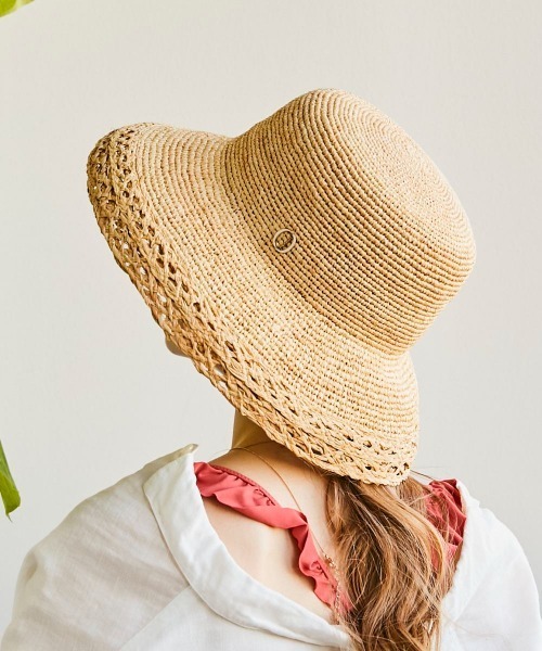 「Chapeau d' O」 ストローハット M/57.5cm ナチュラル レディース_画像6