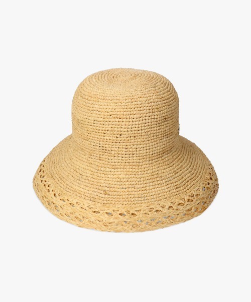 「Chapeau d' O」 ストローハット M/57.5cm ナチュラル レディース_画像9