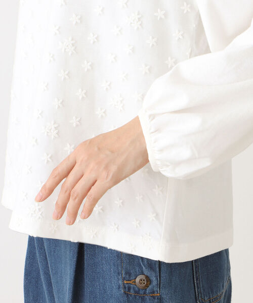 「Afternoon Tea」 長袖カットソー MEDIUM オフホワイト レディース_画像2