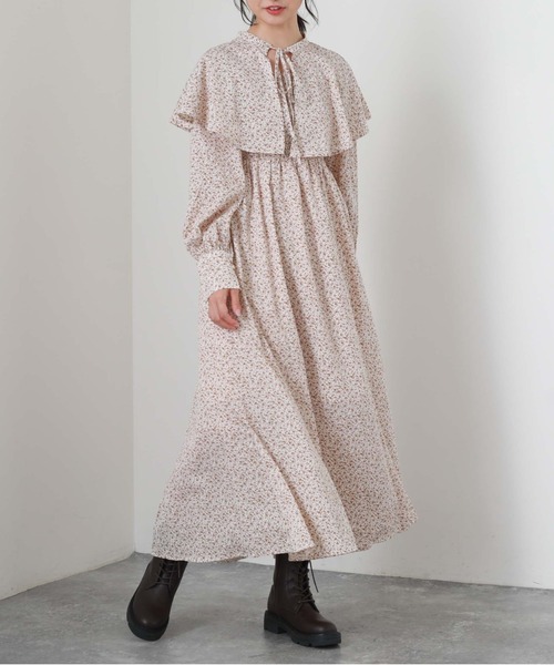 「archives」 長袖ワンピース MEDIUM ブラック レディース_画像5