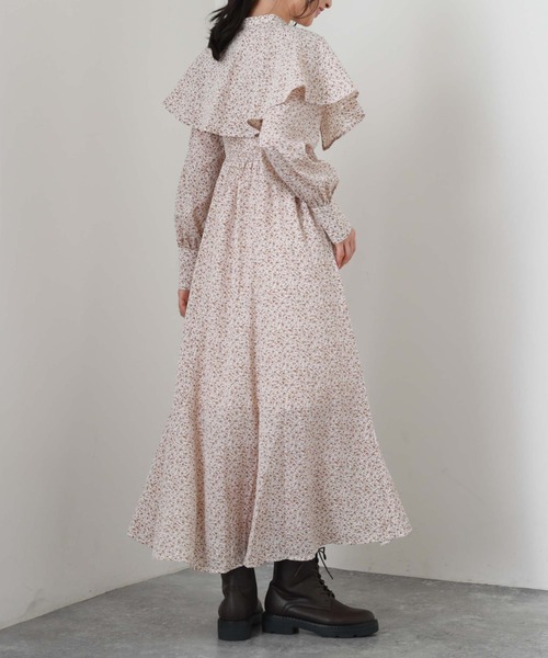 「archives」 長袖ワンピース MEDIUM ブラック レディース_画像7