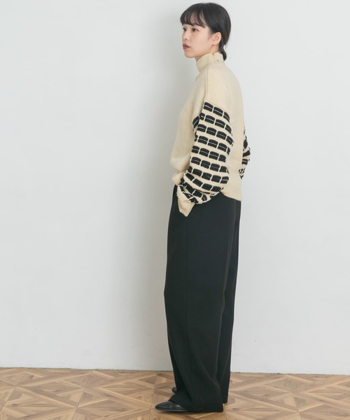 「UR Lab.」 長袖ニット FREE アイボリー レディース_画像5