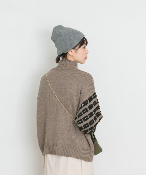 「UR Lab.」 長袖ニット FREE アイボリー レディース_画像7