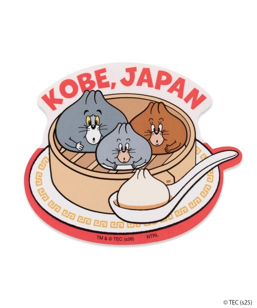 ステッカー 「公式」トムとジェリー ご当地神戸ステッカー : ZOZOTOWN