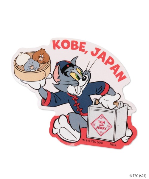 ステッカー 「公式」トムとジェリー ご当地神戸ステッカー : ZOZOTOWN