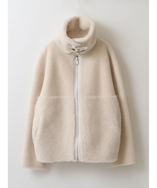 「enchainement」 ブルゾン フリー オフホワイト レディース_画像4