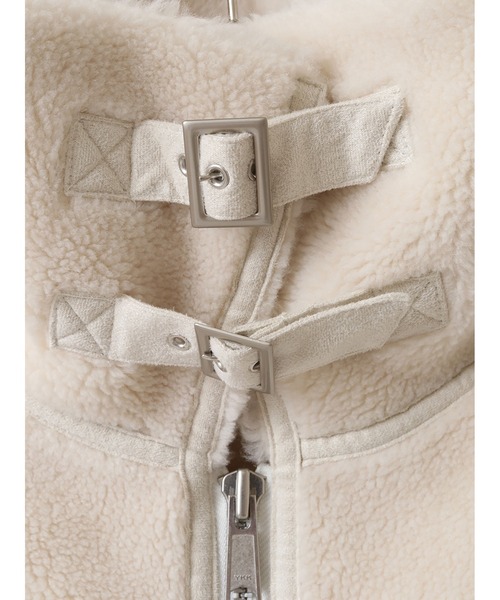 「enchainement」 ブルゾン フリー オフホワイト レディース_画像5