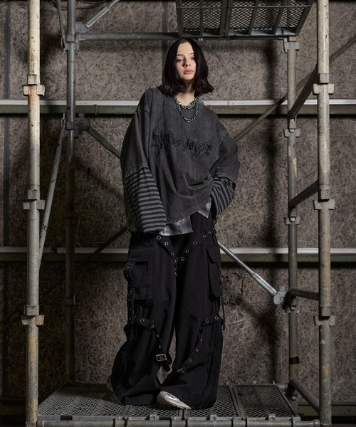 ERAR tシャツ 「ERAR」ヴィンテージライクハイダメージボーダー