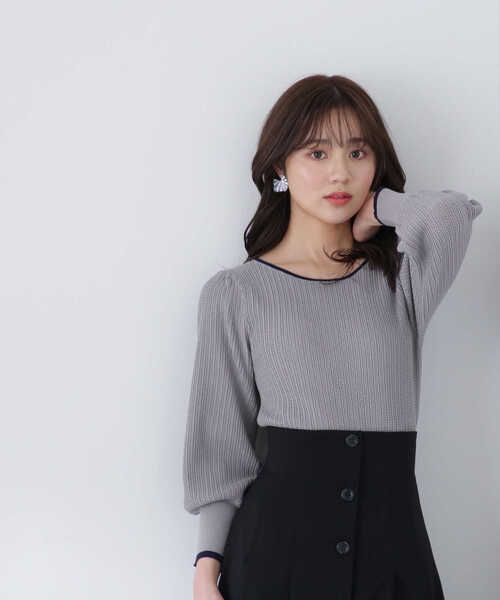 「PROPORTION BODY DRESSING」 長袖ニット FREE オフホワイト レディース_画像5