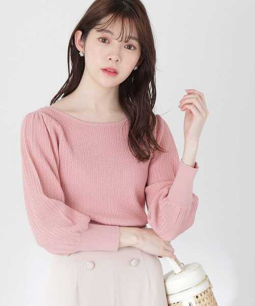 「PROPORTION BODY DRESSING」 長袖ニット FREE オフホワイト レディース_画像6