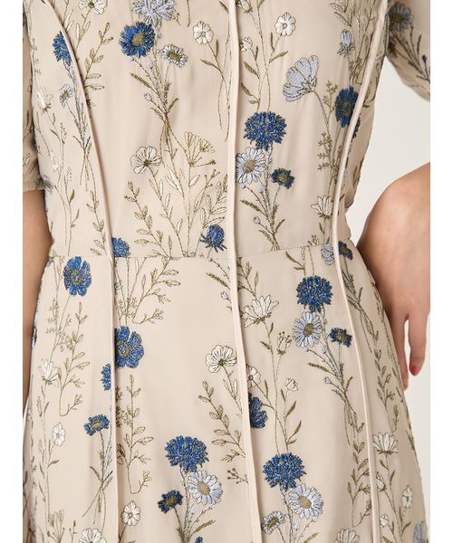 FRAY I.D（フレイ・アイディー） ドレス ボタニカル エンブロイダリー