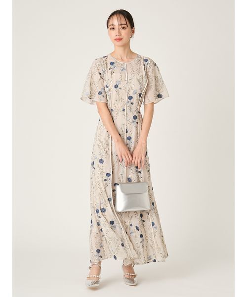 FRAY I.D（フレイ・アイディー） ドレス ボタニカル エンブロイダリー