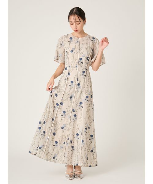 FRAY I.D（フレイ・アイディー） ドレス ボタニカル エンブロイダリー