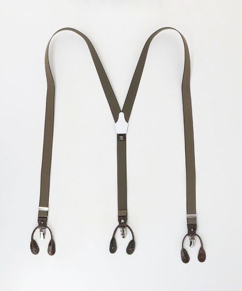 UNITED ARROWS（ユナイテッドアローズ） サスペンダー 型押し ソリッド
