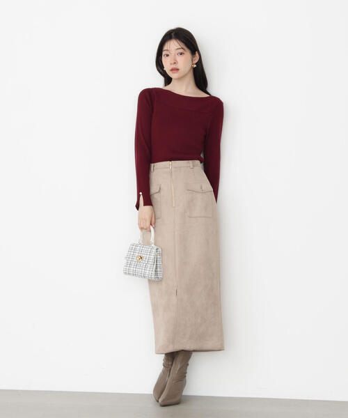 「PROPORTION BODY DRESSING」 ロングスカート P/S ブルー レディースの画像7