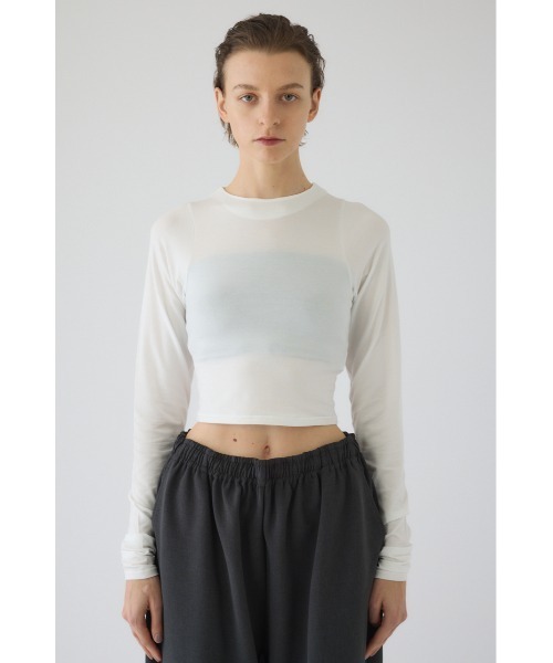 【RIM.ARK 】クロップド タイト トップス RIM.ARK tシャツ Cropped tight tops クロップド タイト トップス