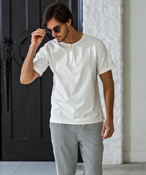 「AKM Contemporary」 半袖Tシャツ XX-LARGE ネイビー メンズ_画像7