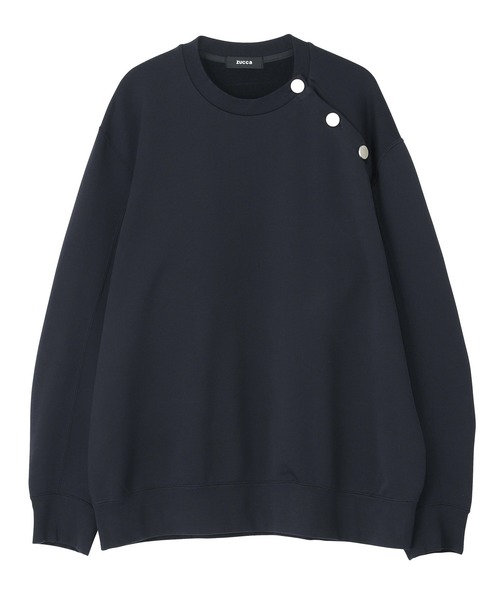 「ZUCCa」 スウェットカットソー M size ネイビー メンズ