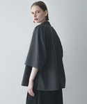 シャツ 半袖 ルーズベーシックシャツ「ストライ...の詳細画像5