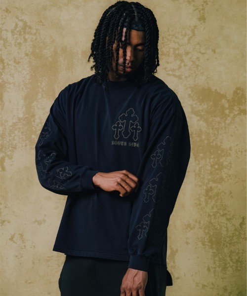 STYLISE tシャツ 「BREATH」CROSS MARIA LS TEE / ブラック 「BR26SS 