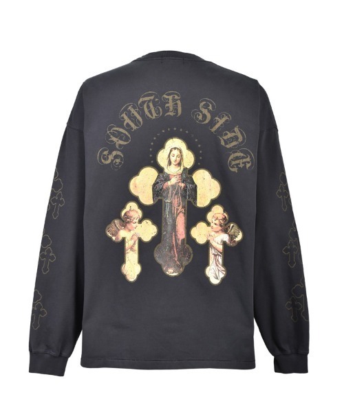 STYLISE tシャツ 「BREATH」CROSS MARIA LS TEE / ブラック 「BR26SS 