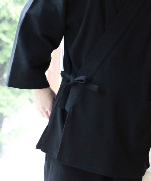激レア 新品未使用 BEAMS × On 初期コラボ 上下 セットアップ BEAMS JAPAN（ビームス ジャパン） セットアップ 高島ちぢみ 作務衣 XL