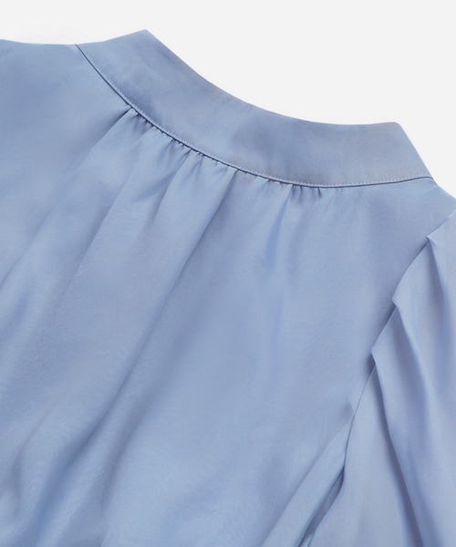 「DRESS PLUS」 7分袖ワンピース M ブラック レディース_画像4