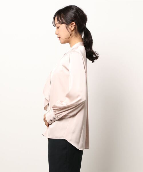 「LAUTREAMONT」 長袖ブラウス 9号 アイボリー レディース_画像6