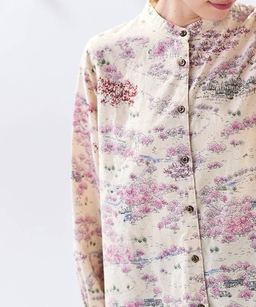 新品未使用 Sunny clouds 野菜たちの花々チュニック Sunny clouds 
